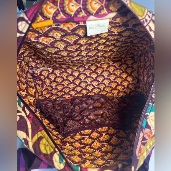 Plum Crazy Vera Bradley Plum Crazy Duffle Travel Bag - Picture 9 of 14